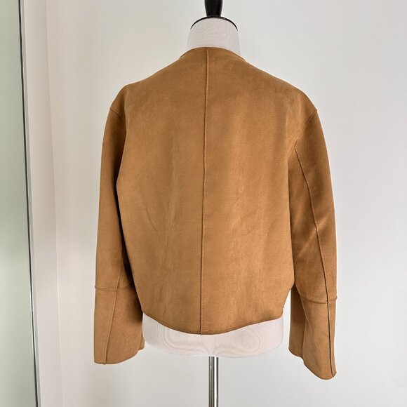 ZARA Faux Suede Jacket - Picture 6 of 14